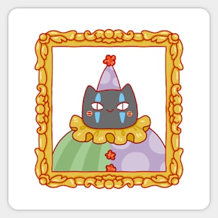 Clown Cat Sticker